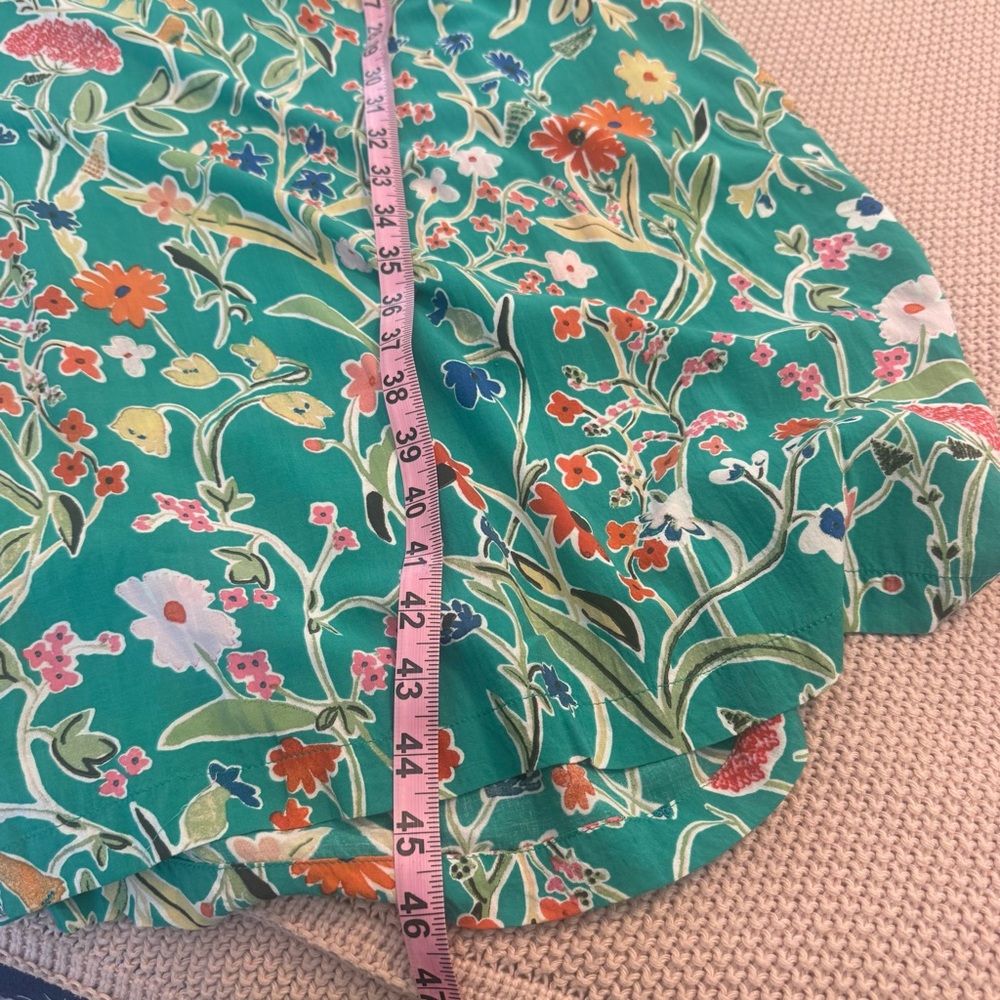 Anthropologie Floreat Relaxed Yardley Sleep Jumpsuit Green Womens Size Small - Picture 12 of 13